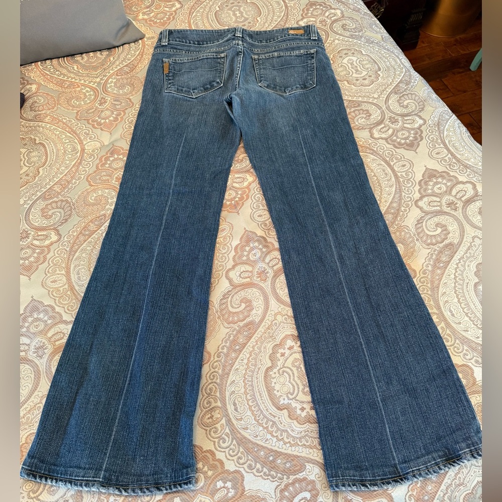 PAIGE Dark Blue Flare Jeans